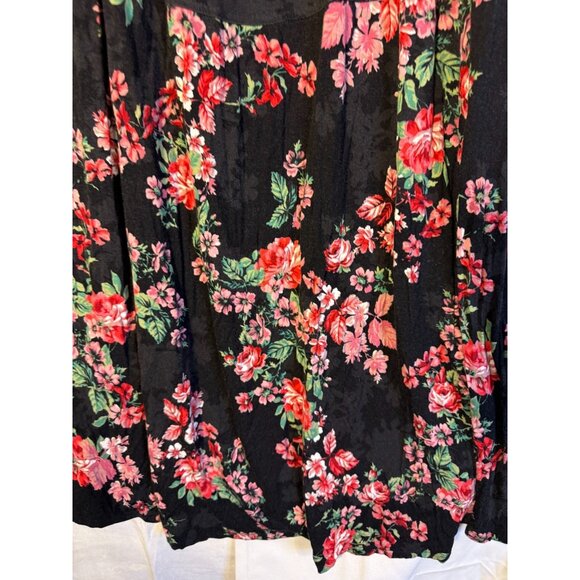 Romantic Floral Dress Boho Hippie Indie Dress Womens Plus 3X Whimsygoth Maurices - Picture 3 of 3